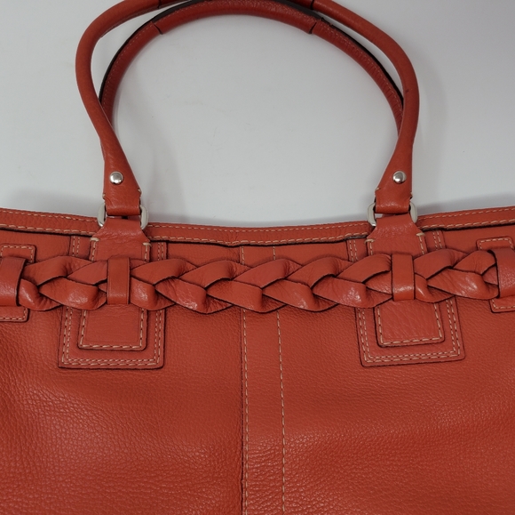 COACH Braided Coral Satchal Bag - Picture 6 of 16